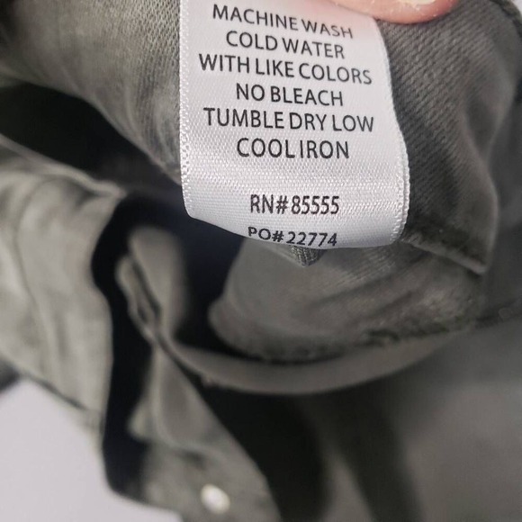 Pistola Skinny Cargo‎ Zipper Ankle Stretch Pants Olive Green Size 32 Streetwear - Picture 10 of 10